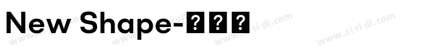 New Shape字体转换